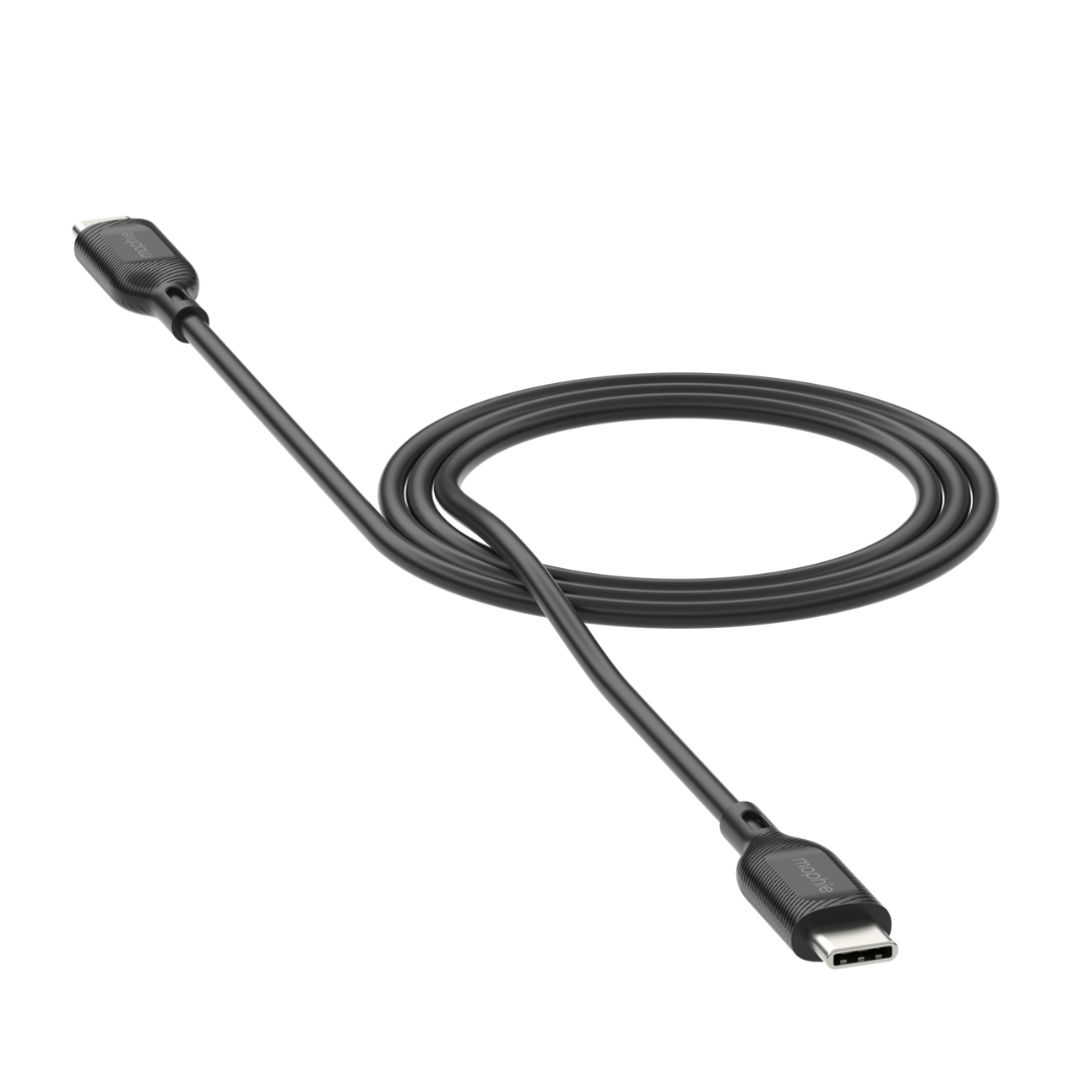 Кабел Мophie Essentials Cable USB-C to USB-C 1M FG Black INTL | JAR Computers Кабел Мophie Essentials Cable USB-C to USB-C 1M FG Black INTL