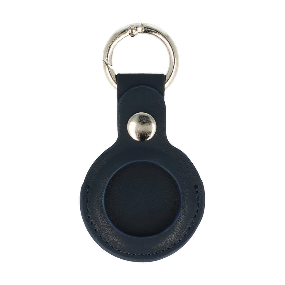 Ключодържател от изкуствена кожа за Apple AirTag - Tel PU Leather Keyring (тъмносин) | JAR Computers Ключодържател от изкуствена кожа за Apple AirTag - Tel PU Leather Keyring (тъмносин)