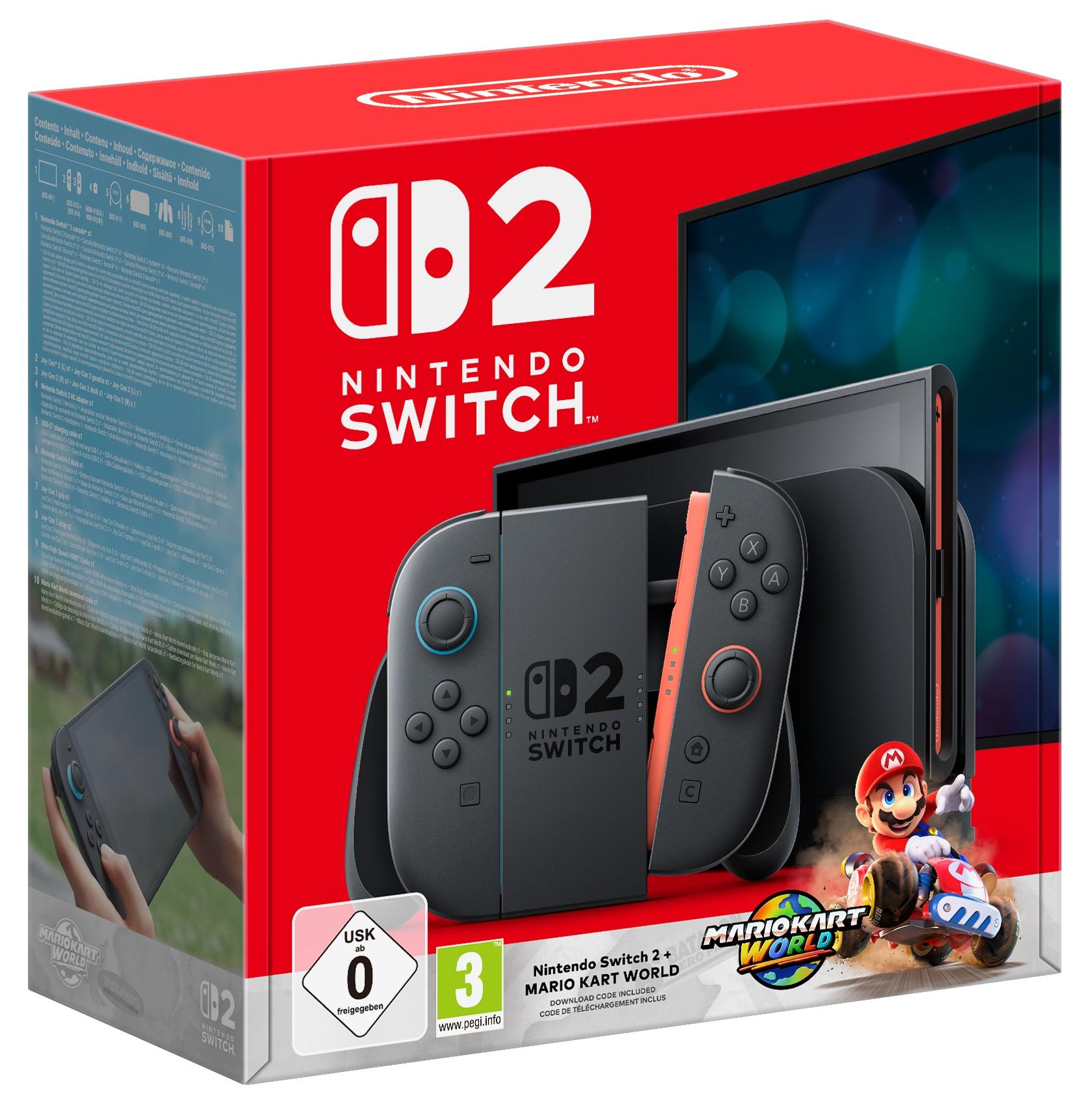 Конзола Nintendo Switch 2 + Mario Kart World Bundle | JAR Computers Конзола Nintendo Switch 2 + Mario Kart World Bundle