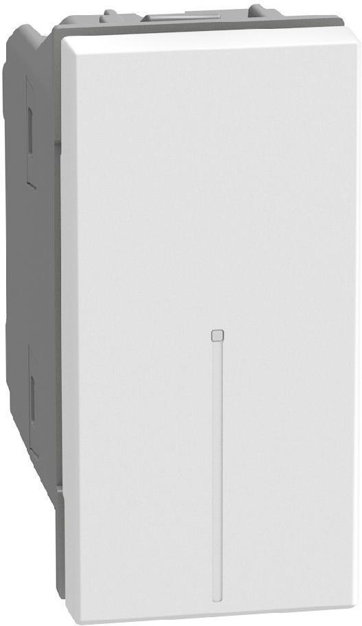 Кръстат ключ 1 мод. аксиален цвят Бял Light Now Bticino | JAR Computers Кръстат ключ 1 мод. аксиален цвят Бял Light Now Bticino