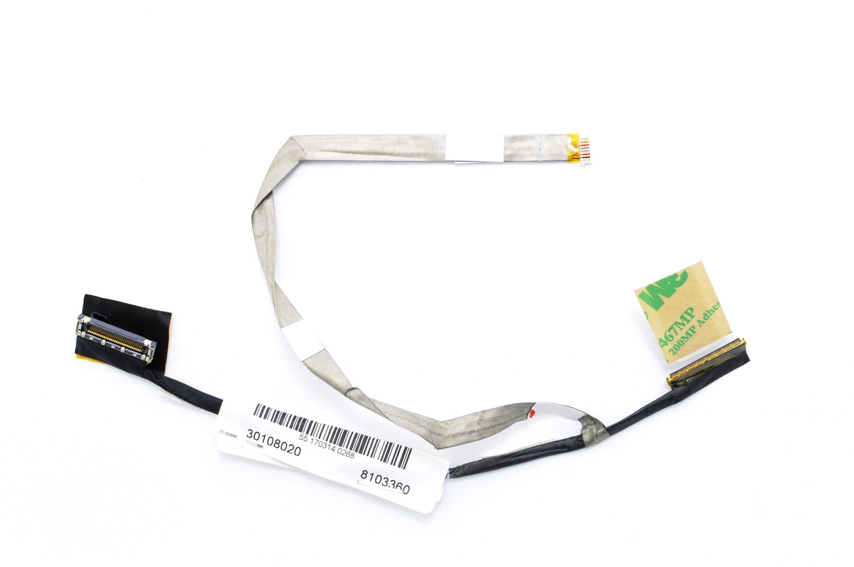 Лентов Кабел за лаптоп (LCD Cable) Dell Inspiron 5323 Vostro 3360 ASSY CBL LVDS W/CMRA 5323/3360 - F3W2Y | JAR Computers Лентов Кабел за лаптоп (LCD Cable) Dell Inspiron 5323 Vostro 3360 ASSY CBL LVDS W/CMRA 5323/3360 - F3W2Y
