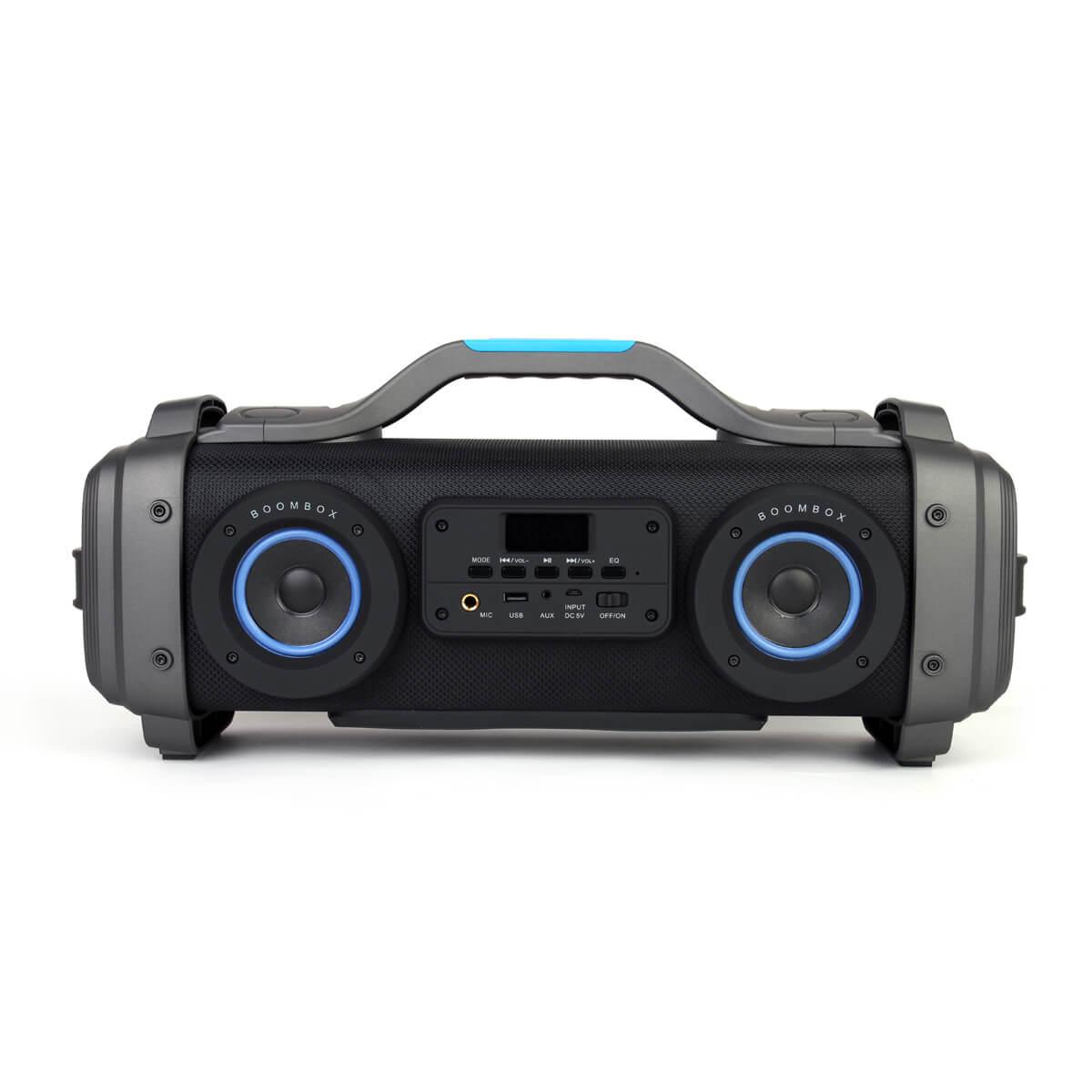 Мощен безжичен блутут спийкър с FM радио, AUX вход и USB порт - Platinet Bluetooth Boombox Speaker 51W | JAR Computers Мощен безжичен блутут спийкър с FM радио, AUX вход и USB порт - Platinet Bluetooth Boombox Speaker 51W