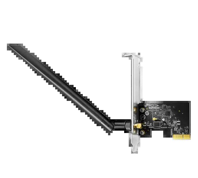 Мрежова карта Cudy WE650, Dual-Band WiFi 5 PCI-e, 433 + 200 Mbps | JAR Computers Мрежова карта Cudy WE650, Dual-Band WiFi 5 PCI-e, 433 + 200 Mbps