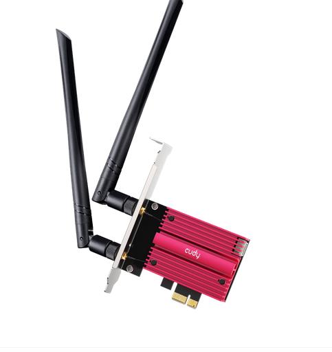 Мрежова карта Cudy WE9300, PCIe, 3-бандов, 5.7 Gbps, 2.8 Gbps, 688 Mbps, WiFi 7, Bluetooth 5.4 | JAR Computers Мрежова карта Cudy WE9300, PCIe, 3-бандов, 5.7 Gbps, 2.8 Gbps, 688 Mbps, WiFi 7, Bluetooth 5.4