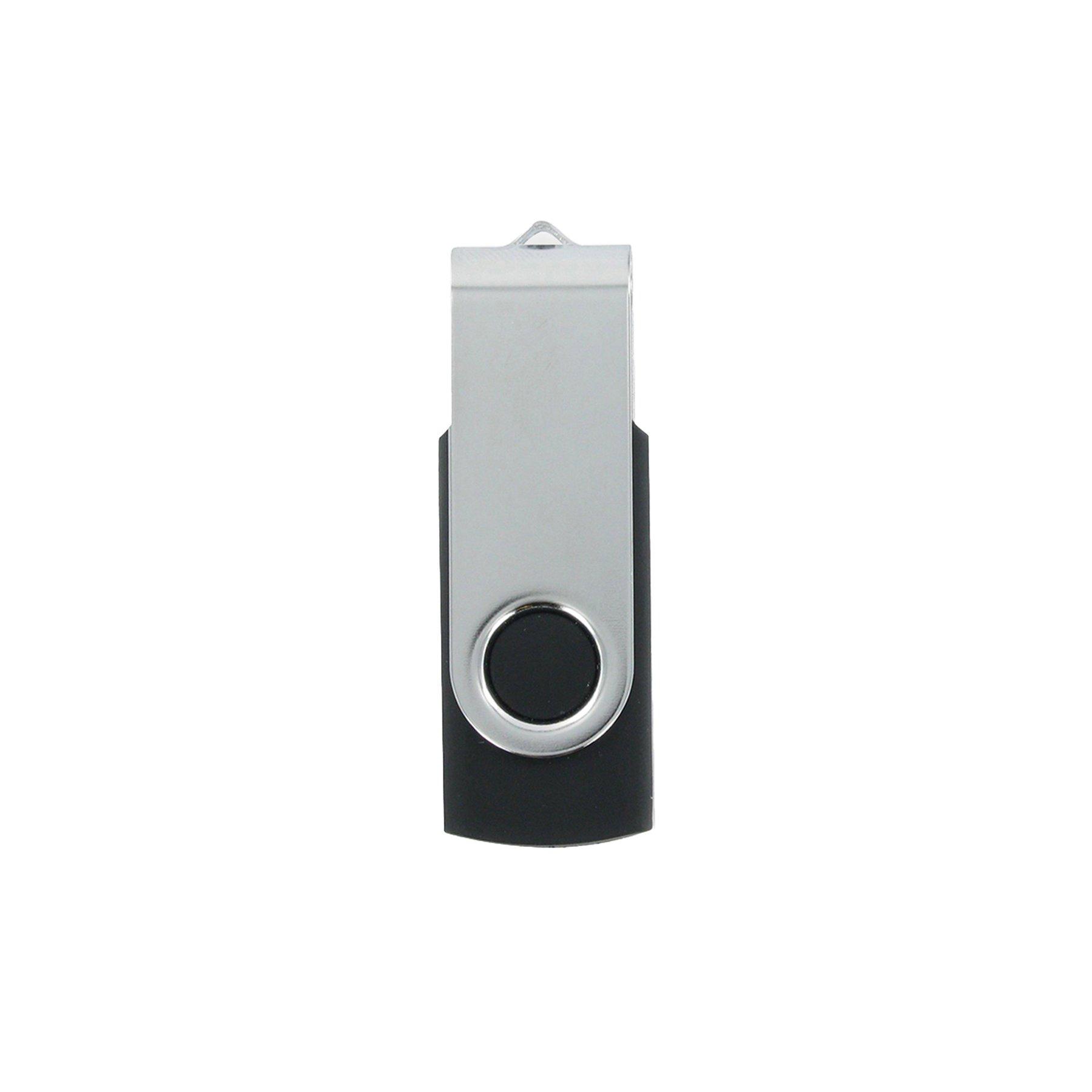 Office 1 USB флаш памет Swivel, USB 2.0, 16 GB, без лого, черна | JAR Computers Office 1 USB флаш памет Swivel, USB 2.0, 16 GB, без лого, черна