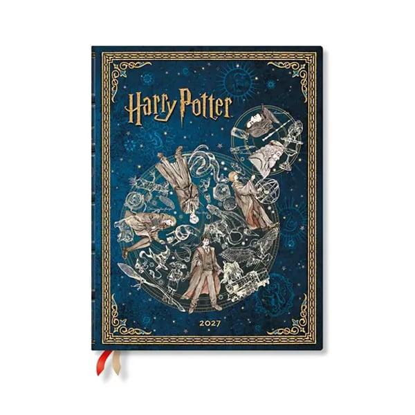 Paperblanks Планер Legends of Hogwarts, Ultra, вертикален, твърда корица, 88 листа, за 2027 година | JAR Computers Paperblanks Планер Legends of Hogwarts, Ultra, вертикален, твърда корица, 88 листа, за 2027 година