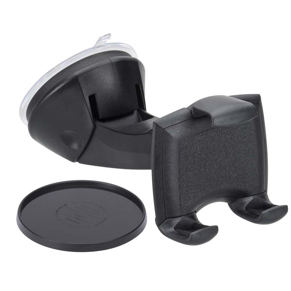 Поставка за стъклото или таблото на кола за смартфони до 84 мм. на ширина - HR GRIP Quicky Travel Buddy with Self-Adhesive Conector (черен) | JAR Computers Поставка за стъклото или таблото на кола за смартфони до 84 мм. на ширина - HR GRIP Quicky Travel Buddy with Self-Adhesive Conector (черен)