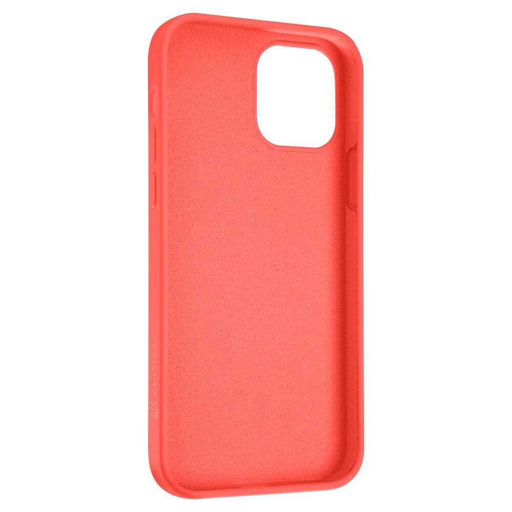 Силиконов калъф за iPhone 12, iPhone 12 Pro - Tactical Velvet Smoothie Cover (светлочервен) | JAR Computers Силиконов калъф за iPhone 12, iPhone 12 Pro - Tactical Velvet Smoothie Cover (светлочервен)