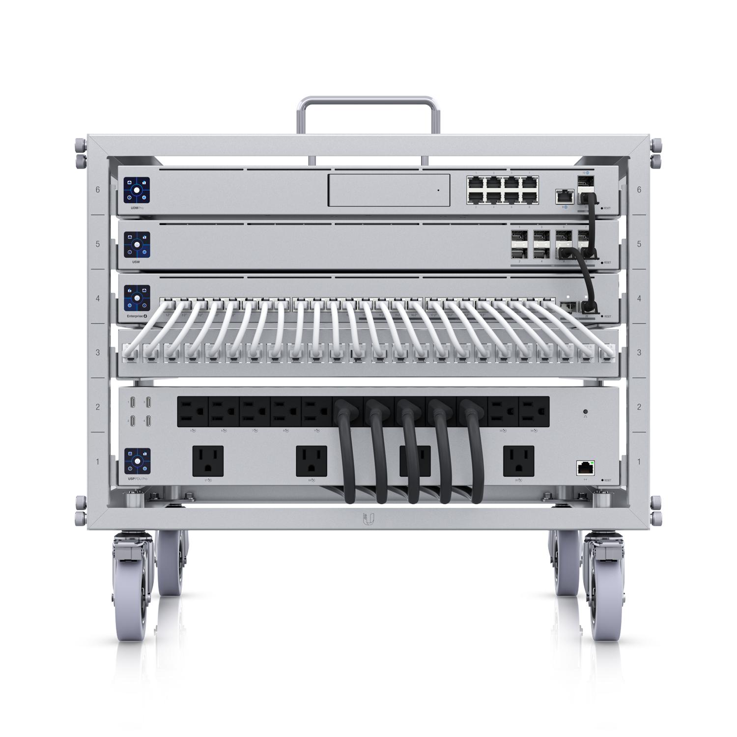 Ubiquiti U-Rack-6U-TL Основа за стелаж | JAR Computers Ubiquiti U-Rack-6U-TL Основа за стелаж
