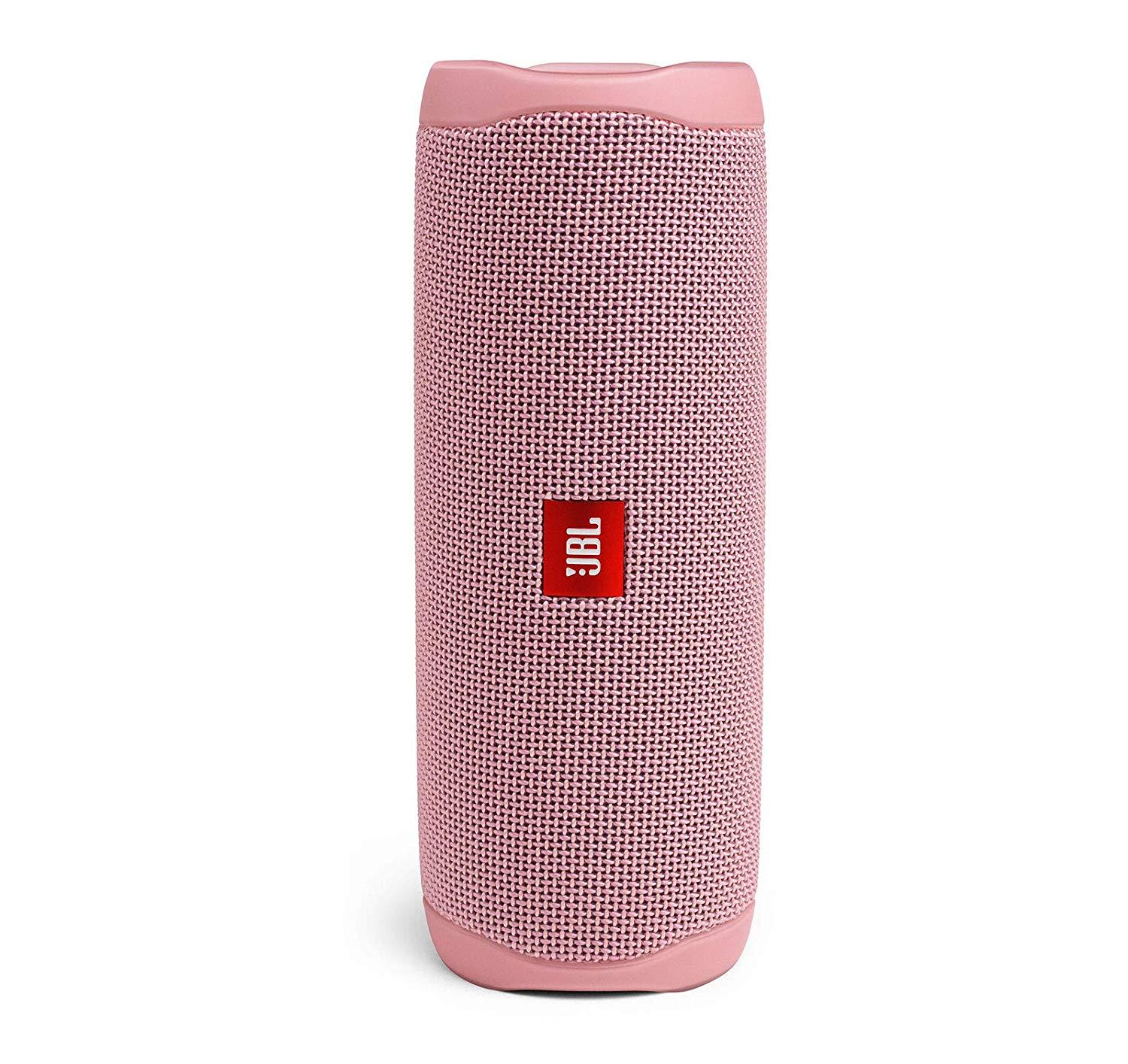 Водоустойчив безжичен bluetooth спийкър и микрофон за мобилни устройства - JBL Flip 5 (розов) | JAR Computers Водоустойчив безжичен bluetooth спийкър и микрофон за мобилни устройства - JBL Flip 5 (розов)