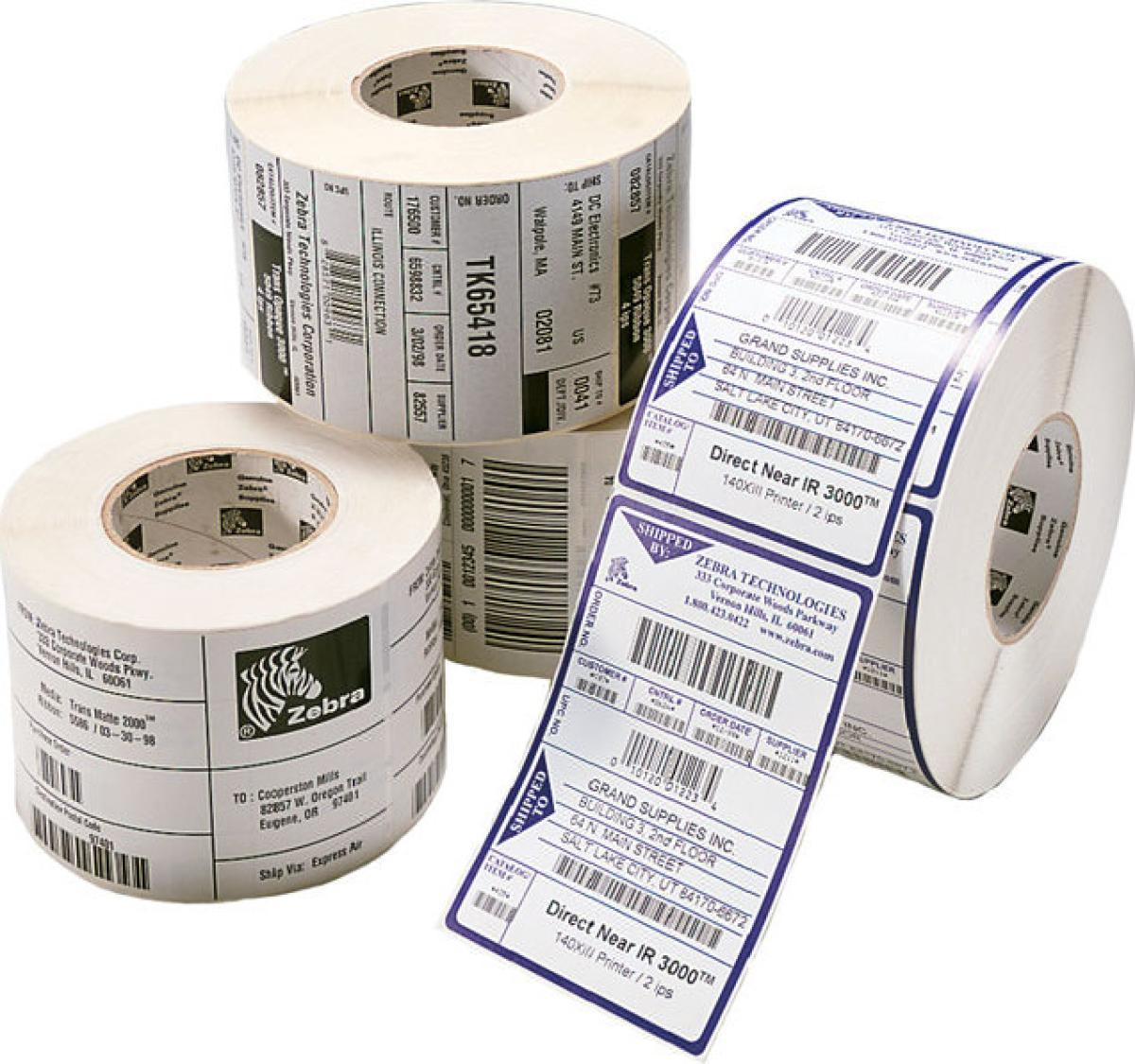 Zebra Z-Select 2000T White Self-adhesive printer label | JAR Computers Zebra Z-Select 2000T White Self-adhesive printer label