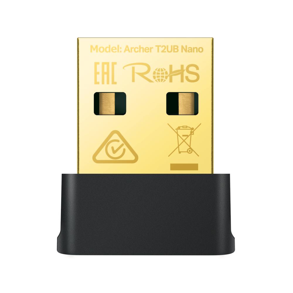 Безжичен USB адаптер TP-LINK Archer T2UB Nano (v) | JAR Computers Безжичен USB адаптер TP-LINK Archer T2UB Nano (v)