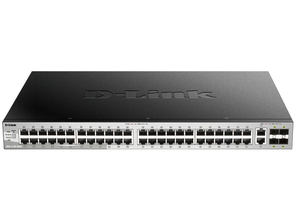 D-Link 48x10/100/1000BASE-T ports Layer 3 Stackable Managed Gigabit Switch with 2x10GBASE-T ports and 4xSFP+ ports | JAR Computers D-Link 48x10/100/1000BASE-T ports Layer 3 Stackable Managed Gigabit Switch with 2x10GBASE-T ports and 4xSFP+ ports