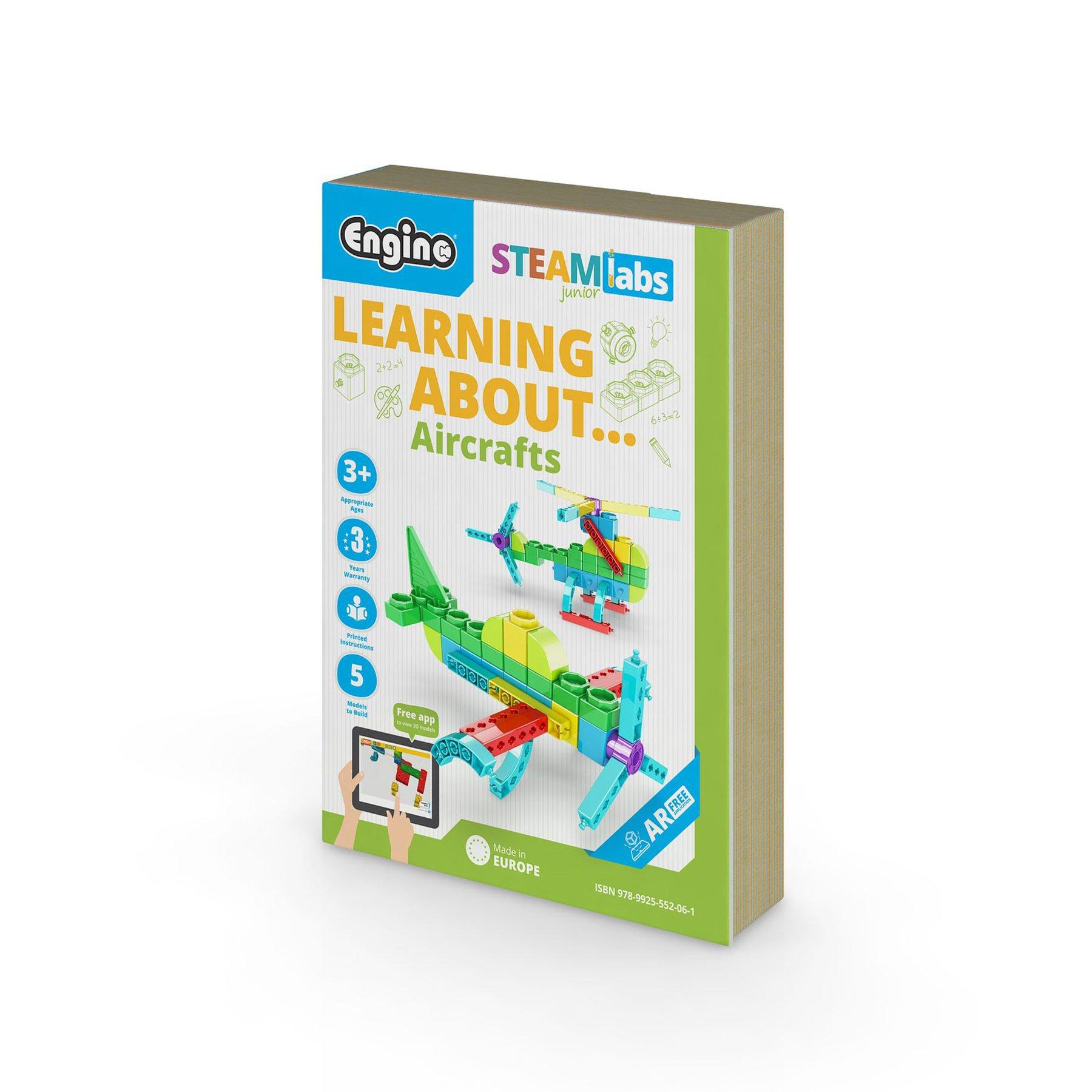Engino Конструктор Steamlabs Junior - Научи за самолетите | JAR Computers Engino Конструктор Steamlabs Junior - Научи за самолетите