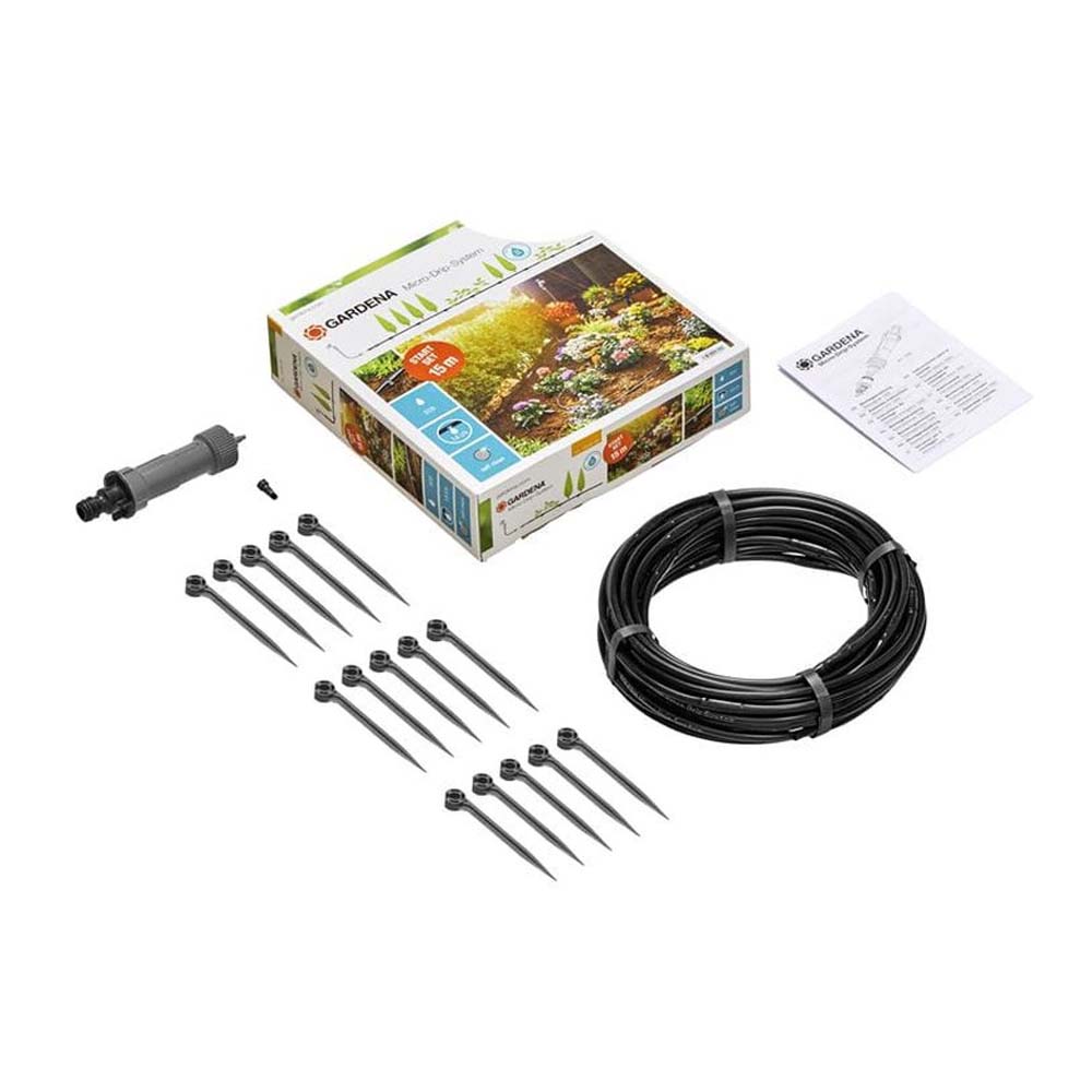 Gardena Micro-Drip Start Set Row of Plants S (13010-20) (GRD13010-20) | JAR Computers Gardena Micro-Drip Start Set Row of Plants S (13010-20) (GRD13010-20)