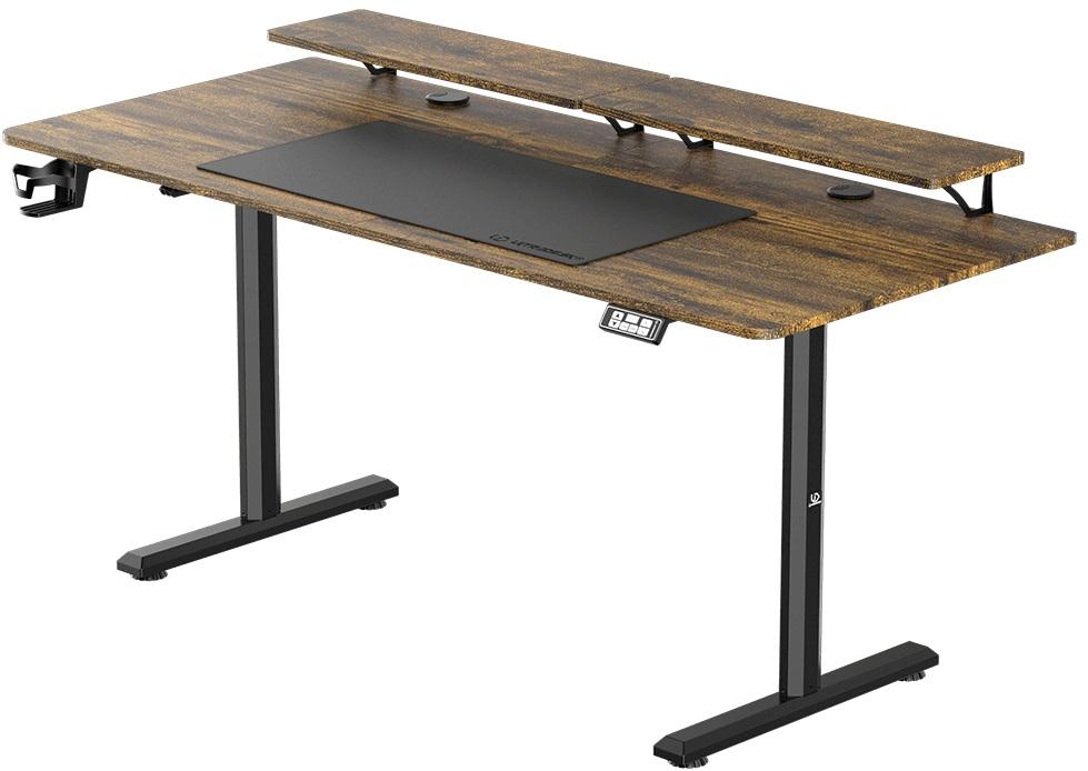 Гейминг бюро Ultradesk - Highlander XXL, 72-117 cm, кафяво | JAR Computers Гейминг бюро Ultradesk - Highlander XXL, 72-117 cm, кафяво