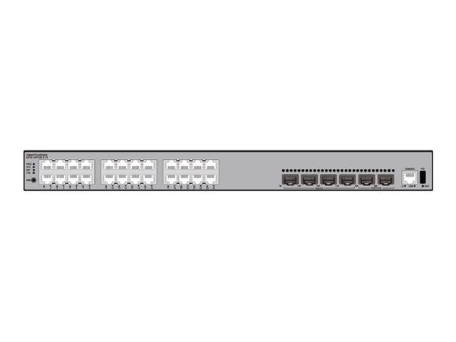 HUAWEI S5735-L24P4XE-A-V2 24x10/100/1000BASE-T Ports 4x10GE SFP+ ports 2x12GE Stack Ports PoE+ AC Power | JAR Computers HUAWEI S5735-L24P4XE-A-V2 24x10/100/1000BASE-T Ports 4x10GE SFP+ ports 2x12GE Stack Ports PoE+ AC Power