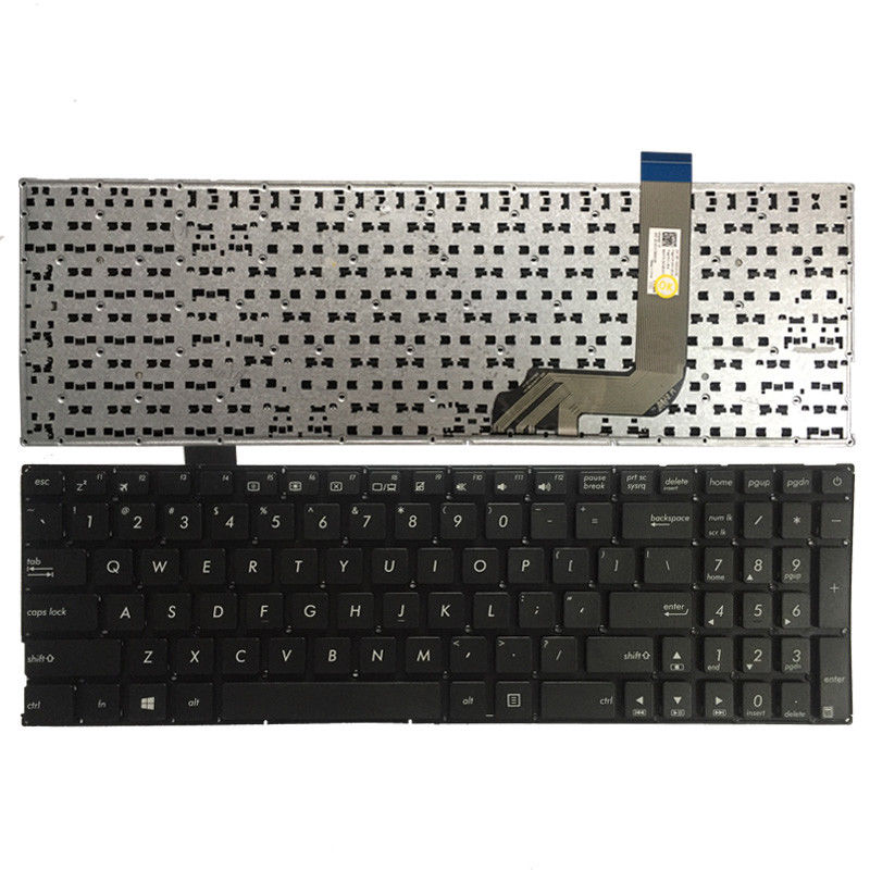 Клавиатура за лаптоп Asus X542 X542B Черна Без Рамка (Малък Ентър) с Кирилица / Black Without Frame US | JAR Computers Клавиатура за лаптоп Asus X542 X542B Черна Без Рамка (Малък Ентър) с Кирилица / Black Without Frame US