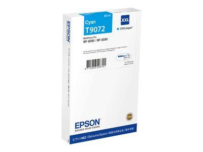 Консуматив за принтер Epson T9072 - XXL size - cyan - original - ink cartridge | JAR Computers Консуматив за принтер Epson T9072 - XXL size - cyan - original - ink cartridge