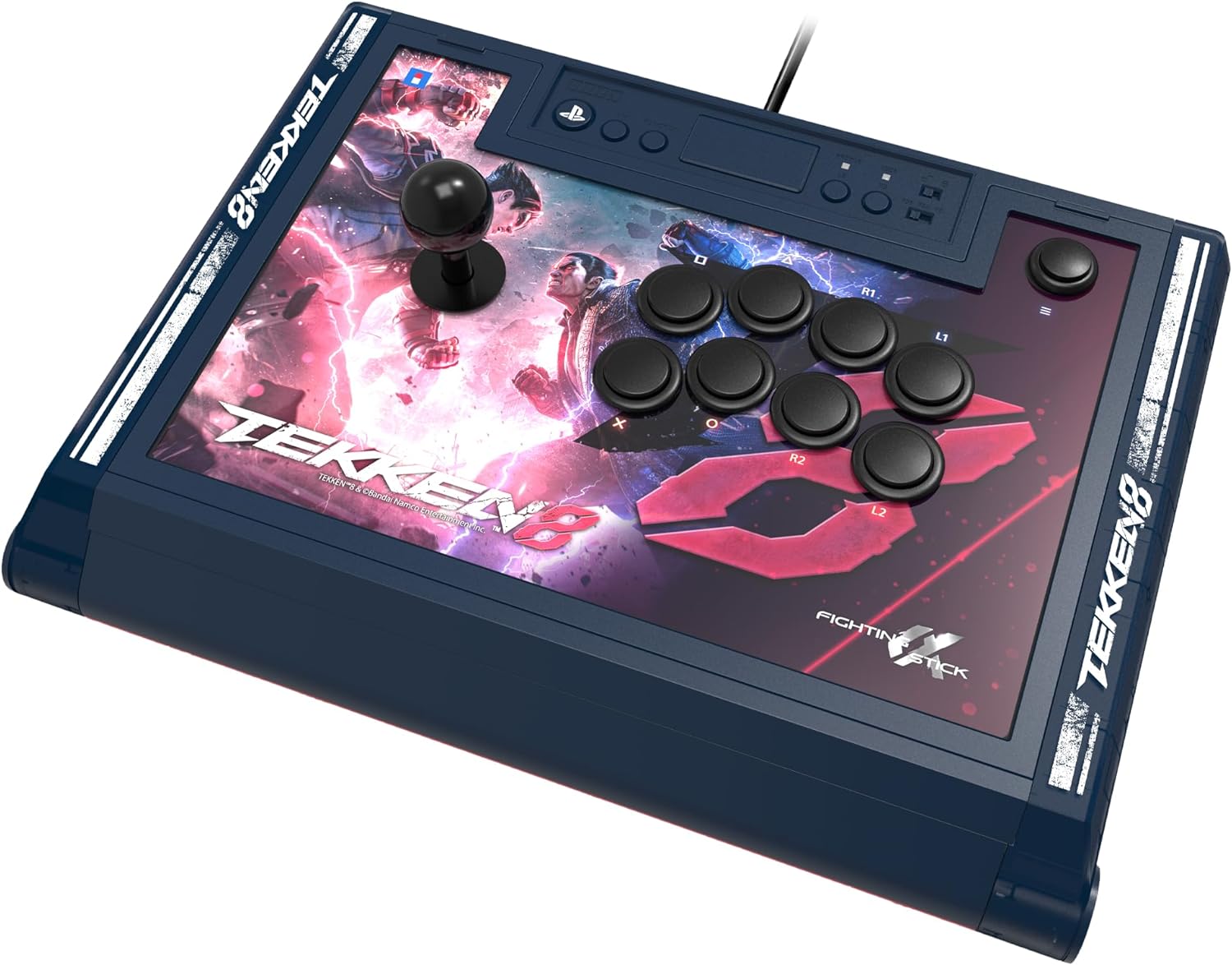 Контролер Hori - Fighting Stick Alpha Tekken 8 Edition (PS5/PS4/PC) | JAR Computers Контролер Hori - Fighting Stick Alpha Tekken 8 Edition (PS5/PS4/PC)