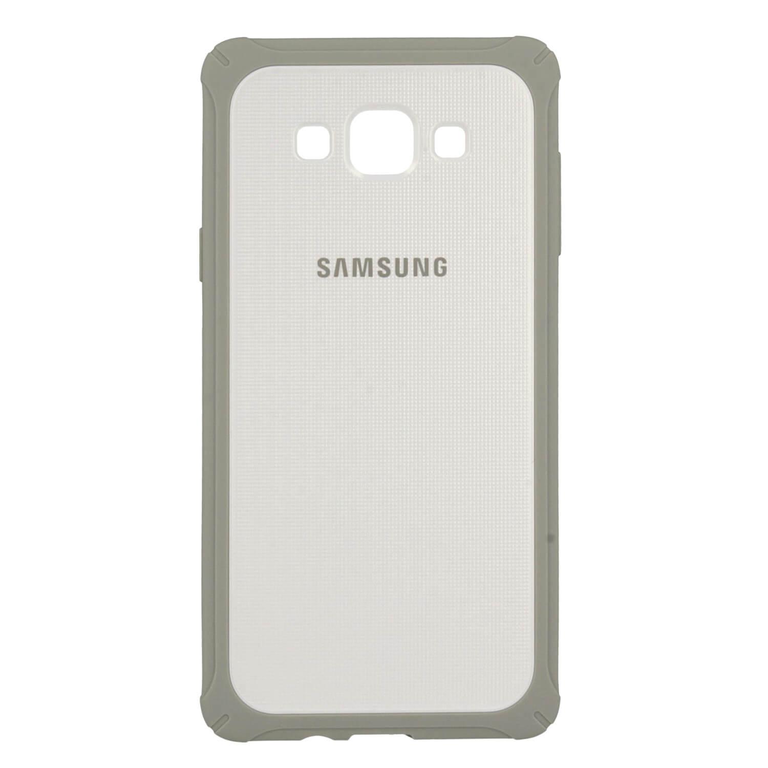 Оригинален хибриден кейс за Samsung Galaxy A7 - Samsung Protective Cover EF-PA700BS (бял-сив) | JAR Computers Оригинален хибриден кейс за Samsung Galaxy A7 - Samsung Protective Cover EF-PA700BS (бял-сив)