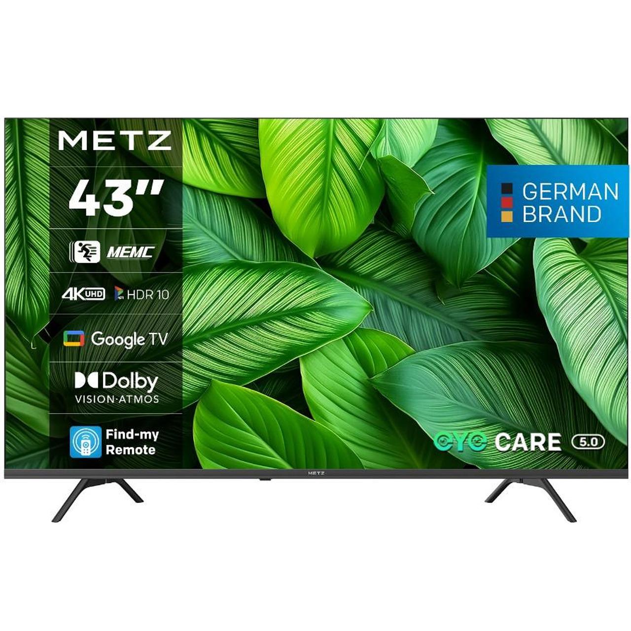Телевизор Metz 43MUF7000Z , 108 см, 3840x2160 UHD-4K , 43 inch, Android , LED , Smart TV | JAR Computers Телевизор Metz 43MUF7000Z , 108 см, 3840x2160 UHD-4K , 43 inch, Android , LED , Smart TV