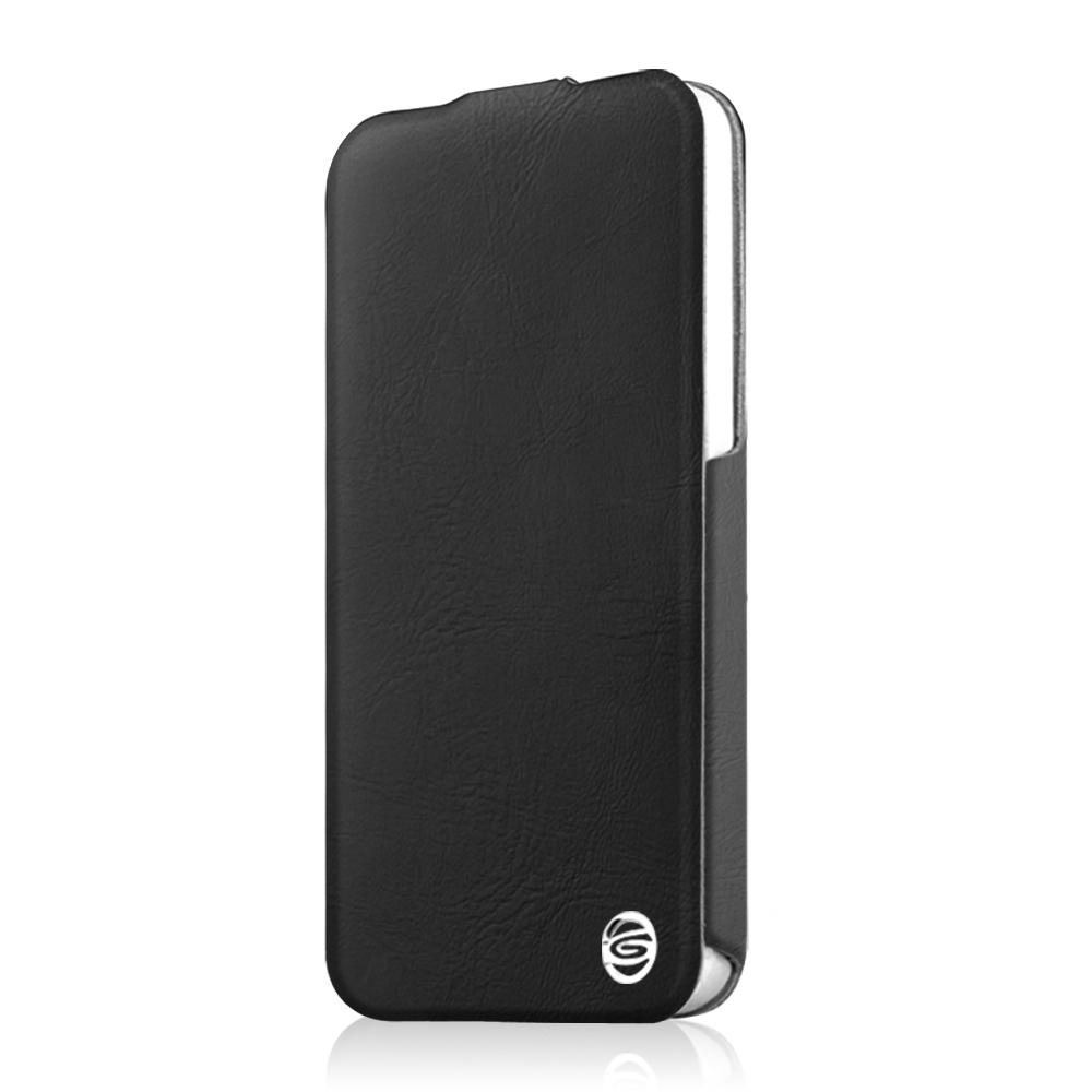 Вертикален кожен калъф (флип) за iPhone 5, iPhone 5S, iPhone SE - Itskins Plume Leather Case (черен) | JAR Computers Вертикален кожен калъф (флип) за iPhone 5, iPhone 5S, iPhone SE - Itskins Plume Leather Case (черен)