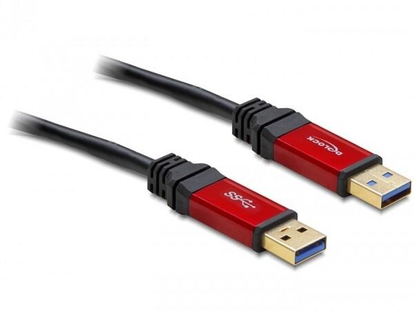 DeLOCK 3.0m USB 3.0 A USB кабел USB 3.2 Gen 1 (3.1 Gen 1) 3 м USB A 5 Гбит/с