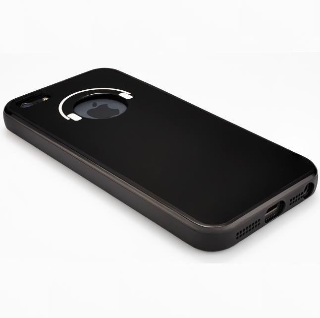 Дизайнерски кейс за iPhone 5, iPhone 5S, iPhone SE - QDOS Custom Buttons Skulls (с три сменяеми стикера) | JAR Computers Дизайнерски кейс за iPhone 5, iPhone 5S, iPhone SE - QDOS Custom Buttons Skulls (с три сменяеми стикера)