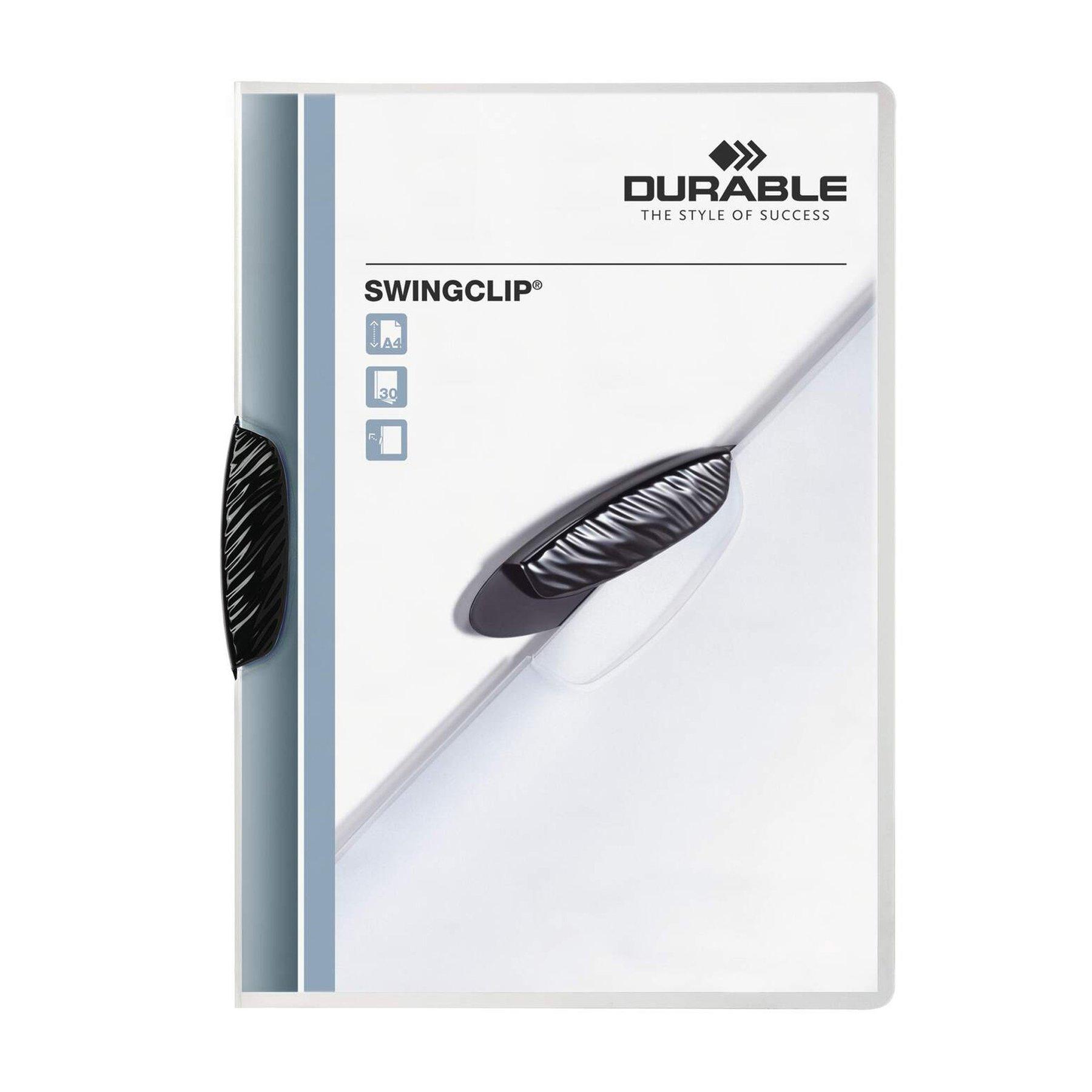 Durable Папка Swingclip 30, A4, черна | JAR Computers Durable Папка Swingclip 30, A4, черна