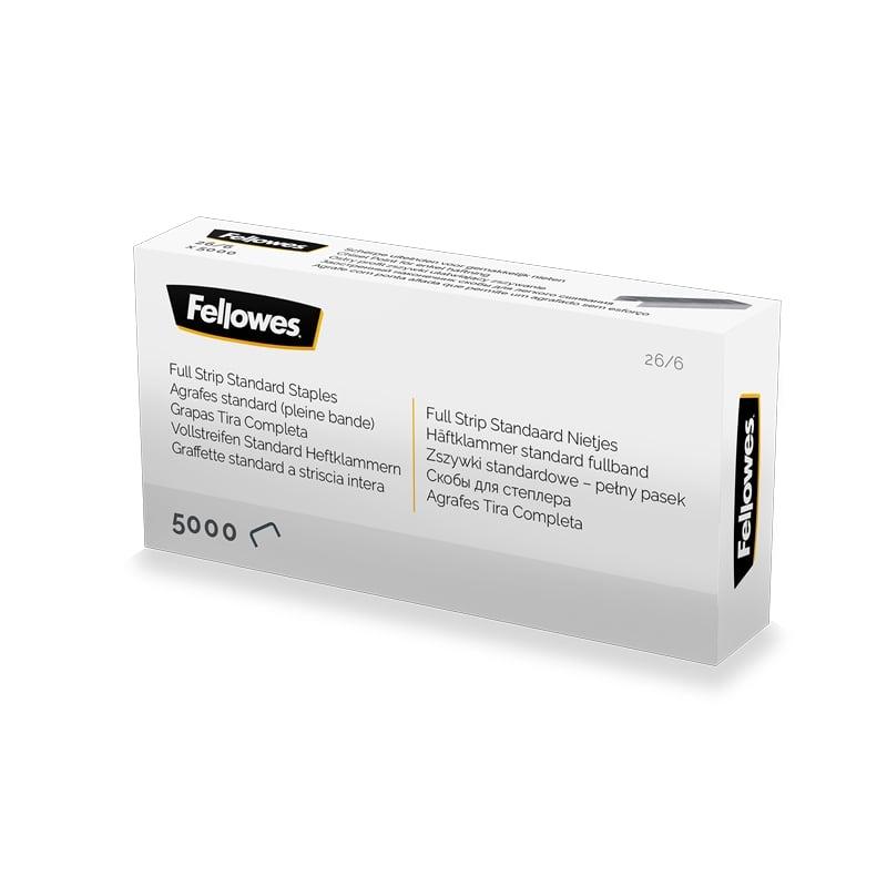 Fellowes Телчета за телбод, размер 26/6 mm, 5000 броя | JAR Computers Fellowes Телчета за телбод, размер 26/6 mm, 5000 броя