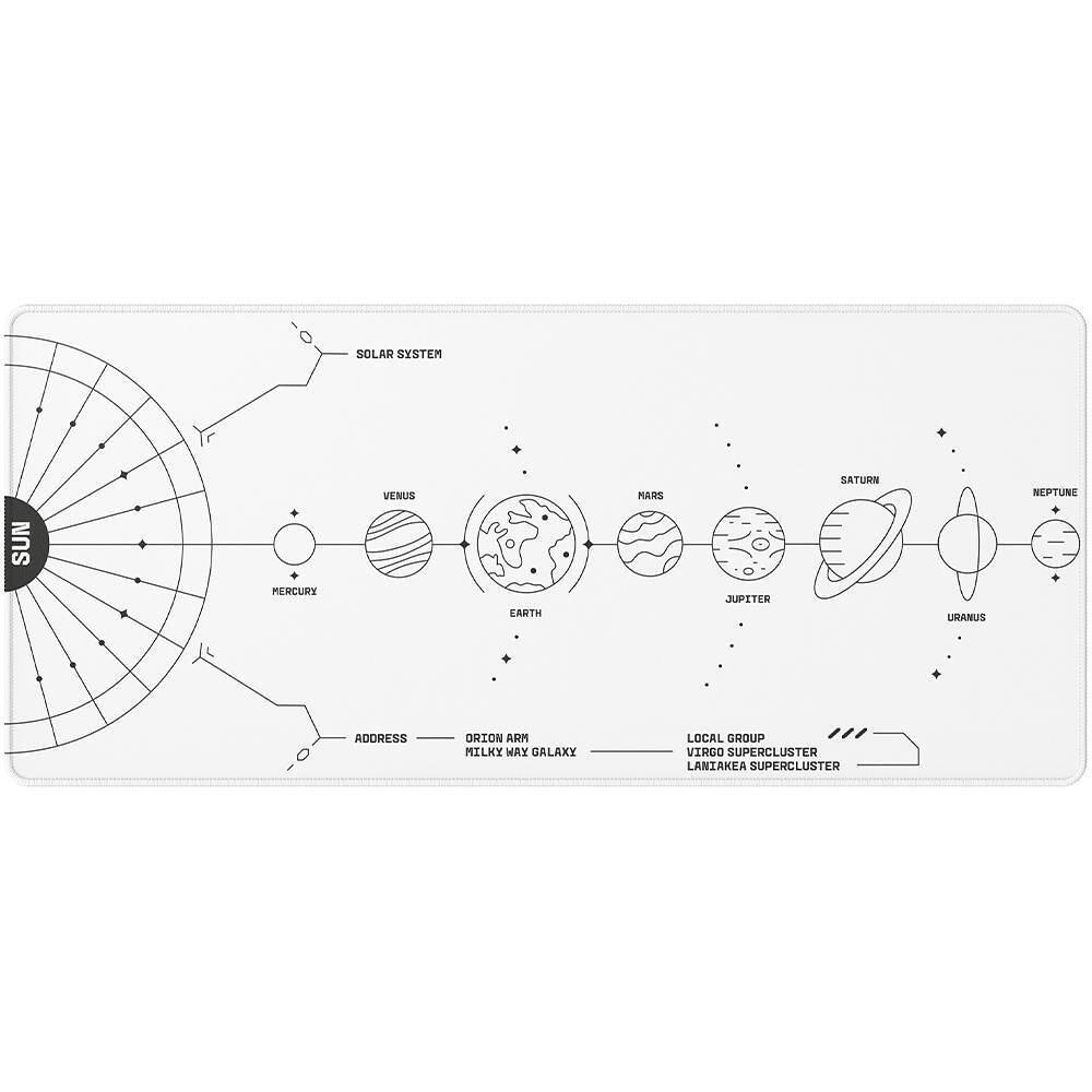 Геймърски пад Dark Project - Terra Nova White XL | JAR Computers Геймърски пад Dark Project - Terra Nova White XL