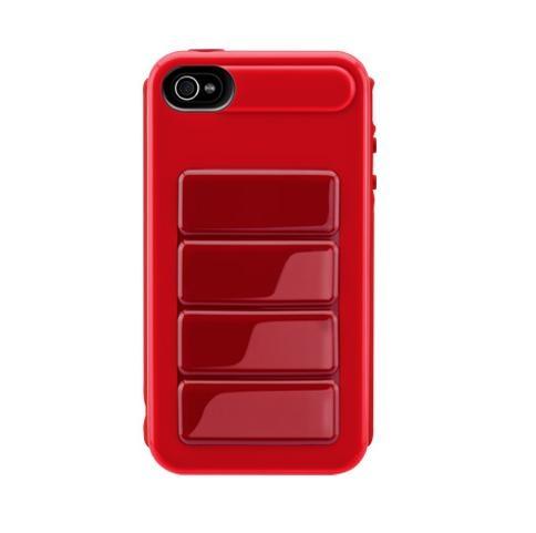 Хибриден кейс за iPhone 4/4S - SwitchEasy Odyssey (червен) | JAR Computers Хибриден кейс за iPhone 4/4S - SwitchEasy Odyssey (червен)