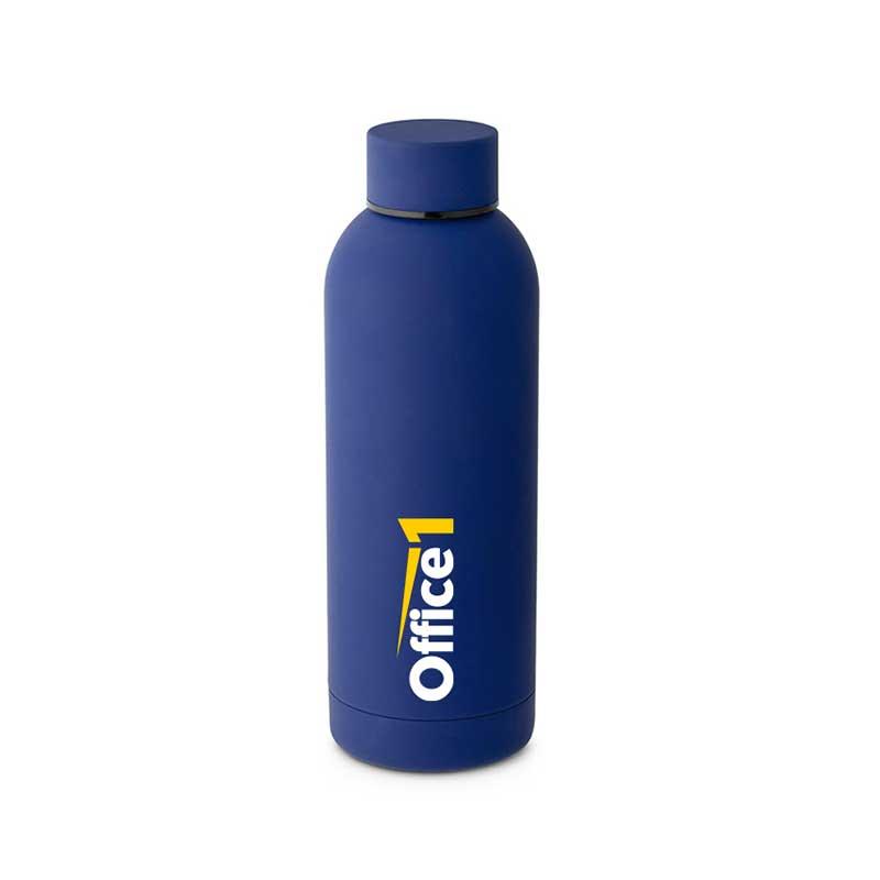 Office 1 Бутилка, рекламна, метална, 6.5 х 24 cm, 500 ml, синя | JAR Computers Office 1 Бутилка, рекламна, метална, 6.5 х 24 cm, 500 ml, синя