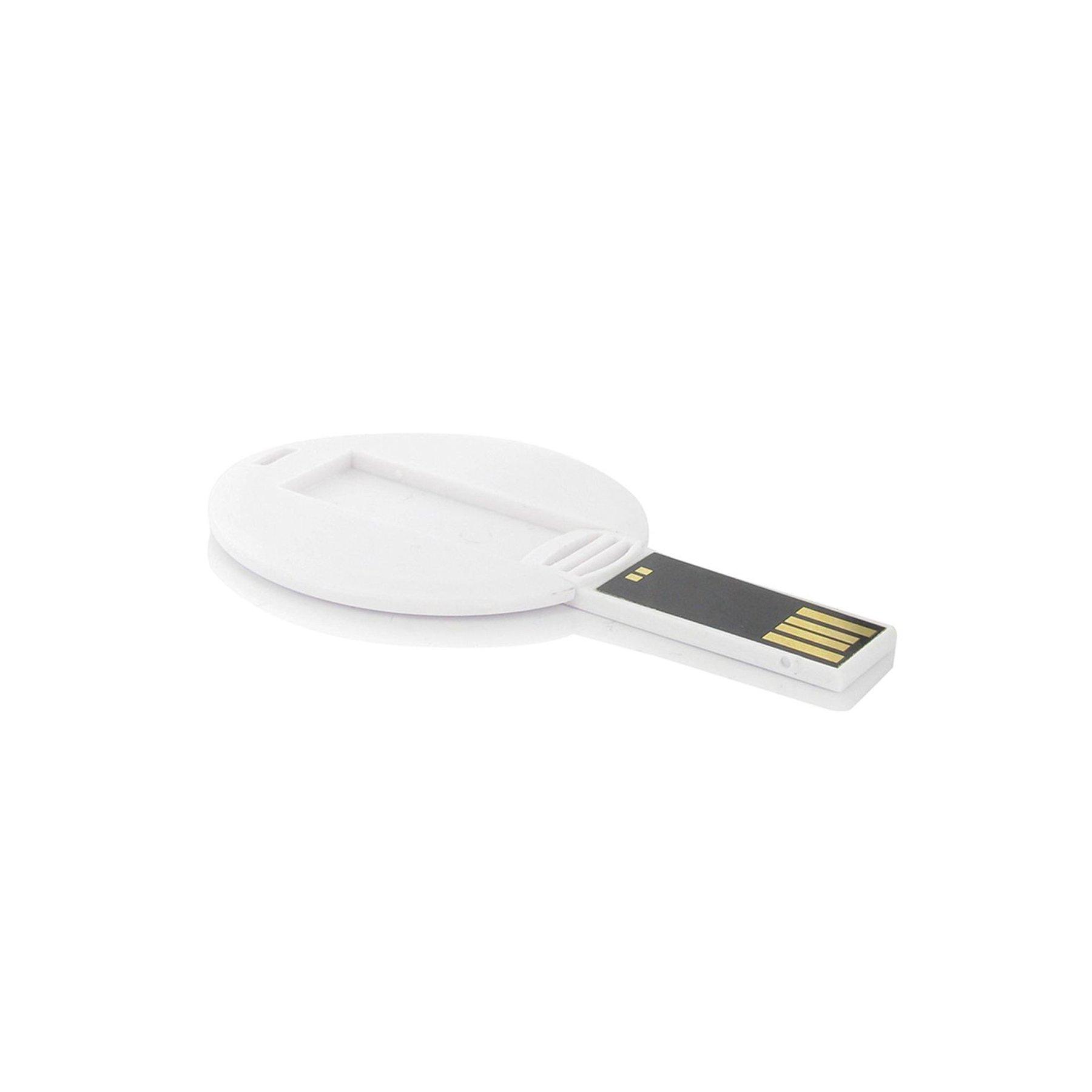 Office 1 USB флаш памет Disc Card, USB 2.0, 16 GB, без лого, бяла | JAR Computers Office 1 USB флаш памет Disc Card, USB 2.0, 16 GB, без лого, бяла