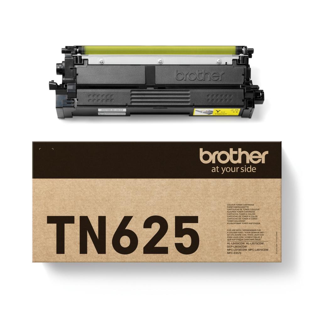 Оригинална тонер касета Brother TN-625Y, L8630/8730CDW, 1800 страници/5%, Yellow
