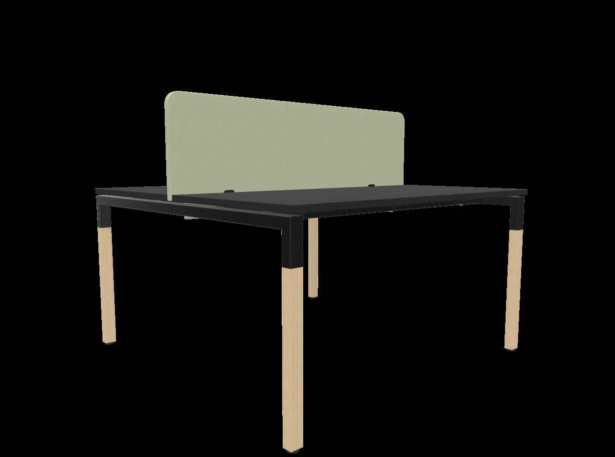 Работна станция с две места CS5040 Workbench, зелен панел,черна рамка,1400x1400x740 мм,25мм,графит | JAR Computers Работна станция с две места CS5040 Workbench, зелен панел,черна рамка,1400x1400x740 мм,25мм,графит