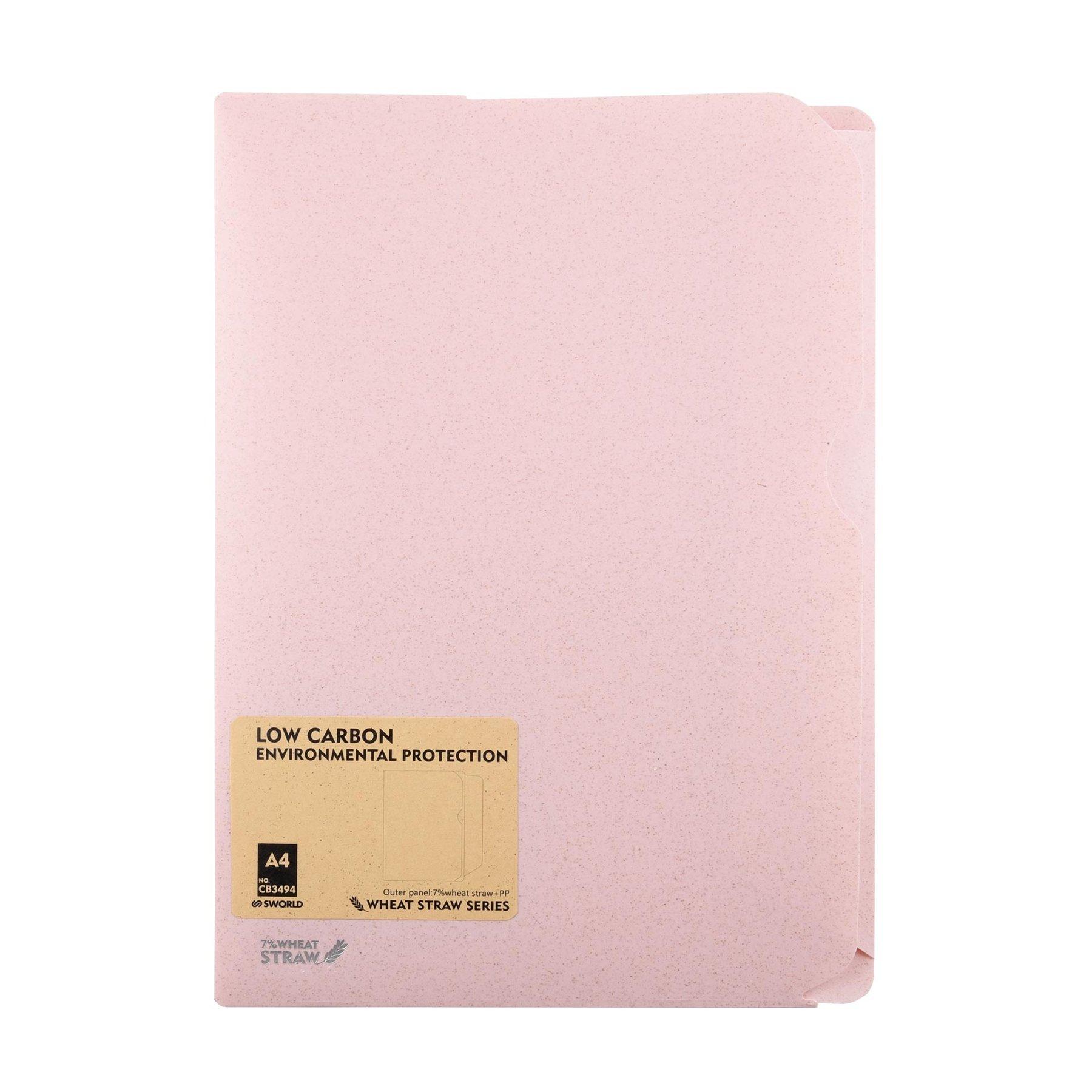 Sworld Папка Wheat Straw, А4, розова | JAR Computers Sworld Папка Wheat Straw, А4, розова