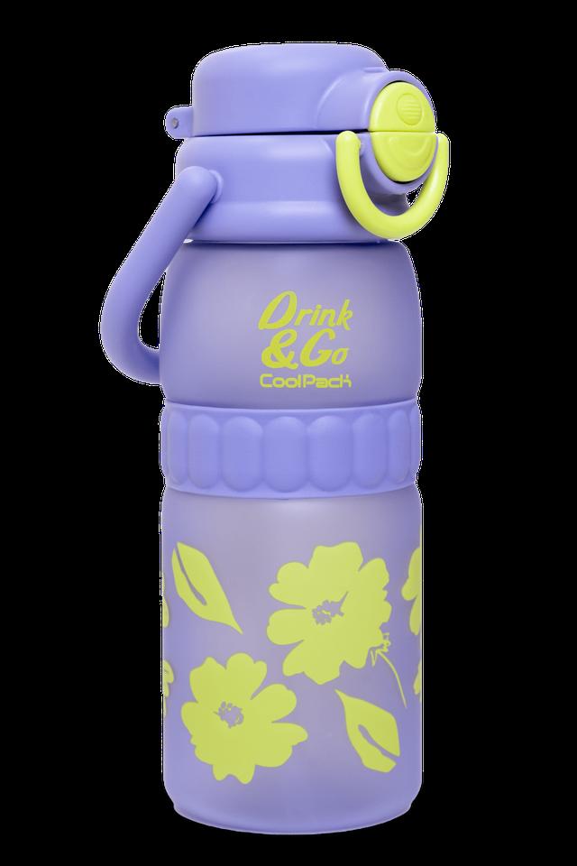 Бутилка за вода 740 ml Coolpack - SPHERA - FLORES LILA | JAR Computers Бутилка за вода 740 ml Coolpack - SPHERA - FLORES LILA