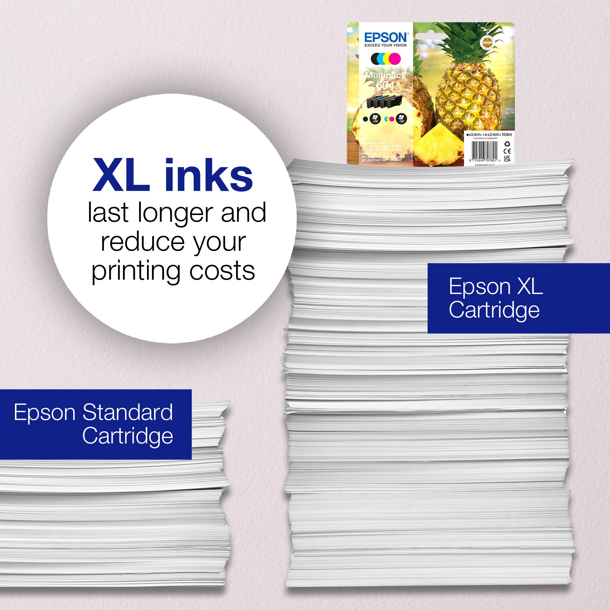 Epson Multipack 4-colours 604XL Ink | JAR Computers Epson Multipack 4-colours 604XL Ink