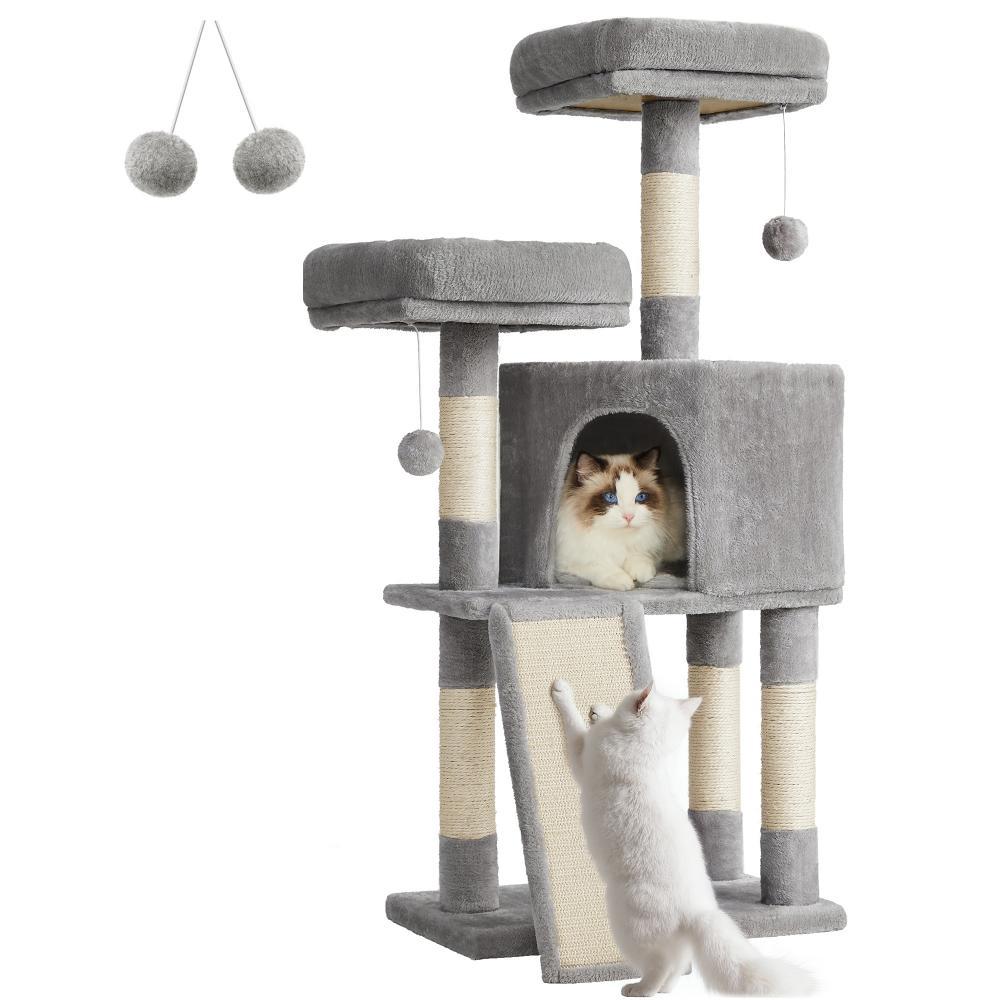 Feandrea Cat Tower, Height 115 cm, up to 3 cats (PCT141W01) (FEAPCT141W01) | JAR Computers Feandrea Cat Tower, Height 115 cm, up to 3 cats (PCT141W01) (FEAPCT141W01)