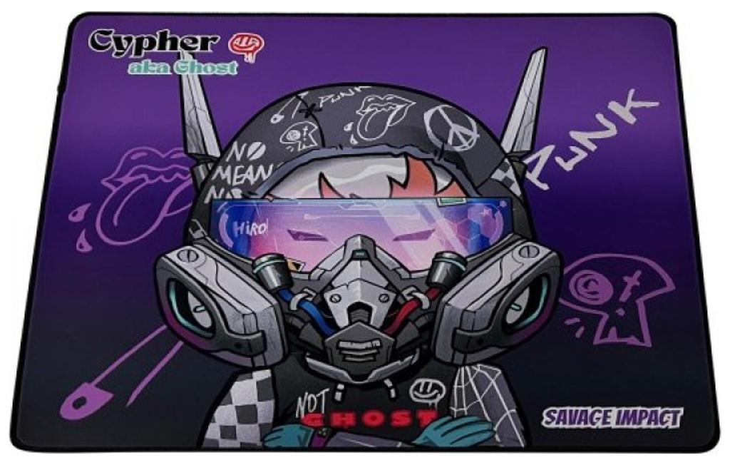Гейминг подложка за мишка A4Tech – BP-45W Cypher Ghost, M, лилава
