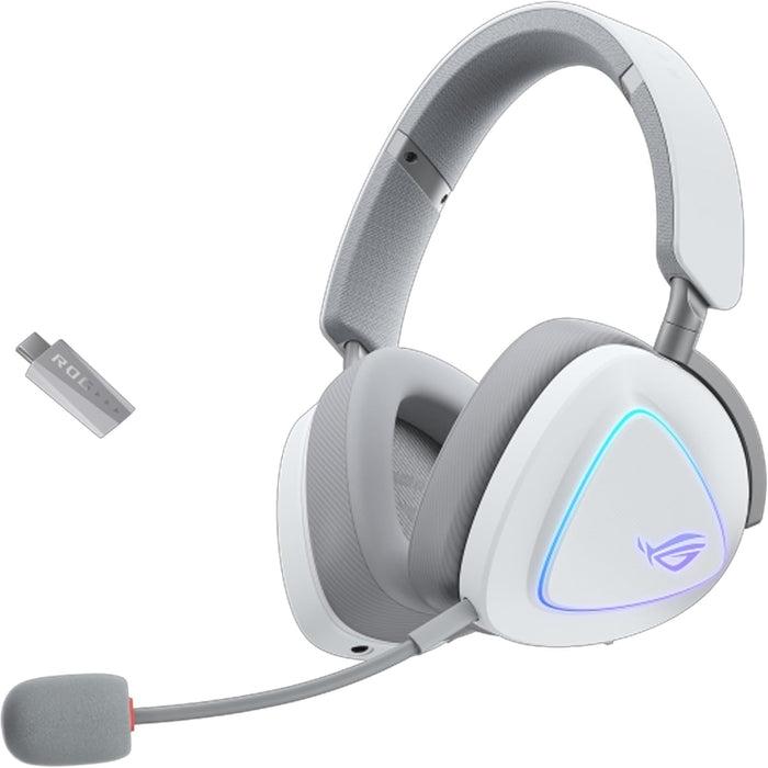 Гейминг слушалки ASUS - ROG Delta II PS5, Xbox, безжични, бели | JAR Computers Гейминг слушалки ASUS - ROG Delta II PS5, Xbox, безжични, бели