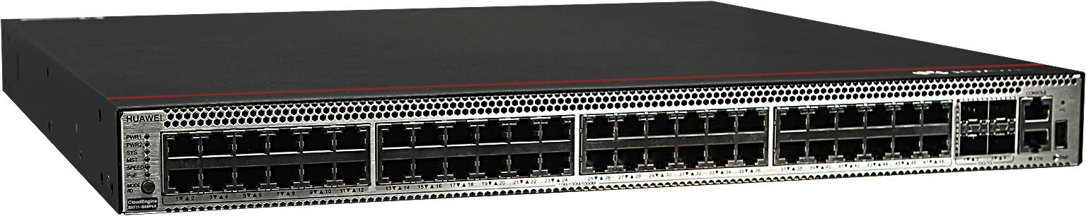 Huawei S5731-S48P4X Управляем L3 Gigabit Ethernet (10/100/1000) Захранване по Ethernet (PoE) 1U Черен, Сив | JAR Computers Huawei S5731-S48P4X Управляем L3 Gigabit Ethernet (10/100/1000) Захранване по Ethernet (PoE) 1U Черен, Сив