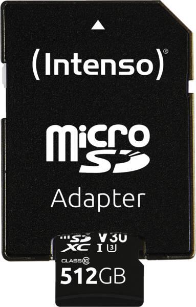 Intenso 3433493 карта памет 512 GB MicroSDXC UHS-I Клас 10 | JAR Computers Intenso 3433493 карта памет 512 GB MicroSDXC UHS-I Клас 10