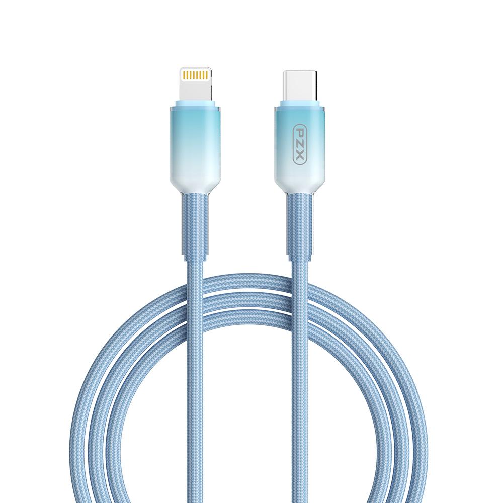 Кабел PZX Type C - Lightning S-56P 27W 1м | JAR Computers Кабел PZX Type C - Lightning S-56P 27W 1м