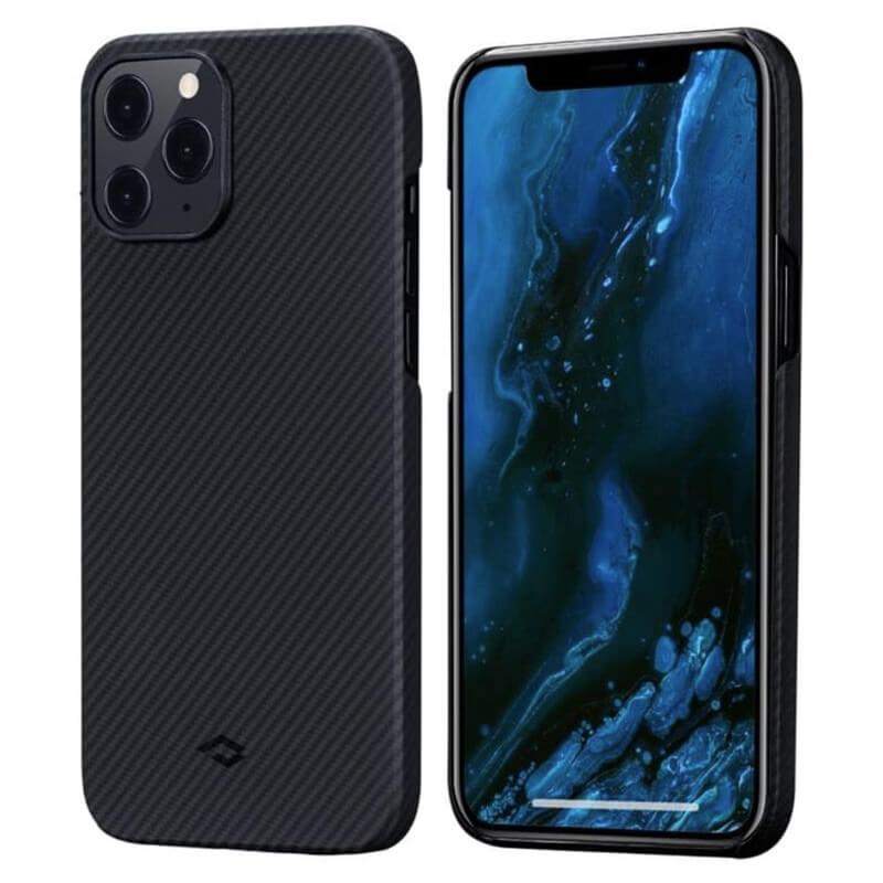 Кевларен кейс за iPhone 12 Pro Max (черен) - Pitaka Air Case | JAR Computers Кевларен кейс за iPhone 12 Pro Max (черен) - Pitaka Air Case