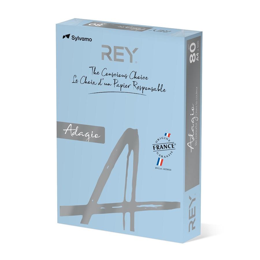Копирна хартия REY Adagio, A4, 80 г, пастелен цвят Blue (01), пакет 500 л. | JAR Computers Копирна хартия REY Adagio, A4, 80 г, пастелен цвят Blue (01), пакет 500 л.