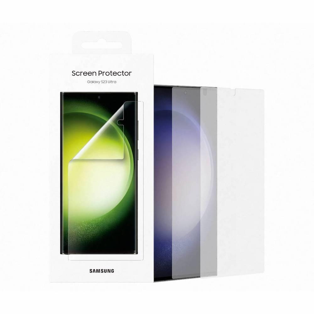 Оригинално защитно покритие за дисплея на Samsung Galaxy S23 Ultra (2 броя) - Samsung Screen Protector EF-US918CTEGWW (прозрачно) | JAR Computers Оригинално защитно покритие за дисплея на Samsung Galaxy S23 Ultra (2 броя) - Samsung Screen Protector EF-US918CTEGWW (прозрачно)