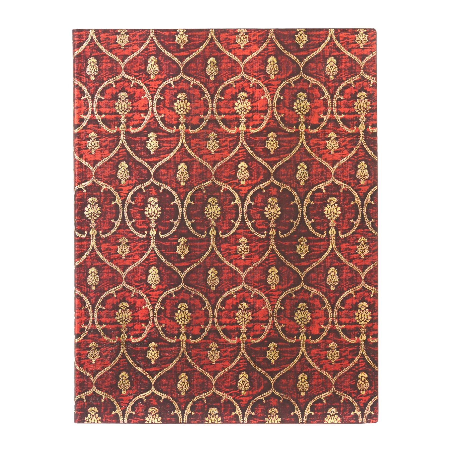 Paperblanks Тефтер Red Velvet, Ultra, мека корица, 88 листа